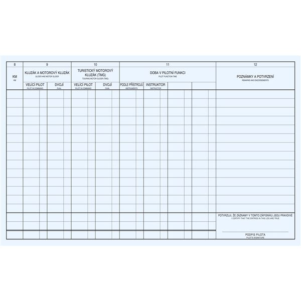 Pilot logbook gliders Pilot Shop